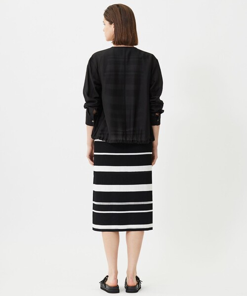 リヨセルナイロンワッシャー ノーカラーブルゾン（ブルゾン）｜ICB