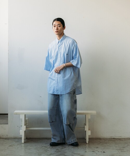 NATICA 店舗限定 ダブルニー ペインターパンツ M 白 富士金梅ダブルニーペインターパンツ | Bottoms,ワークパンツ