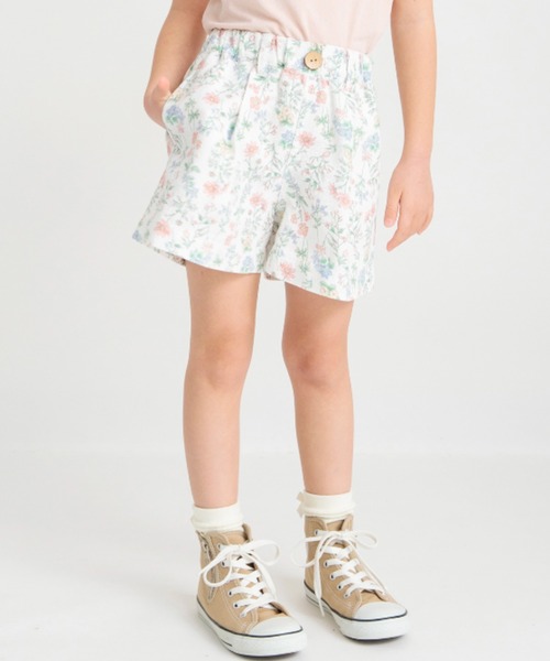 BRANSHES(ブランシェス)の「【爽パン/綿100%】パナマ織りショートパンツ(その他パンツ・キッズ・ピンク/オレンジ/ブラック/アイボリー/ラベンダー・90/120/110/100/160/140/130/80/150)」の1枚目の写真