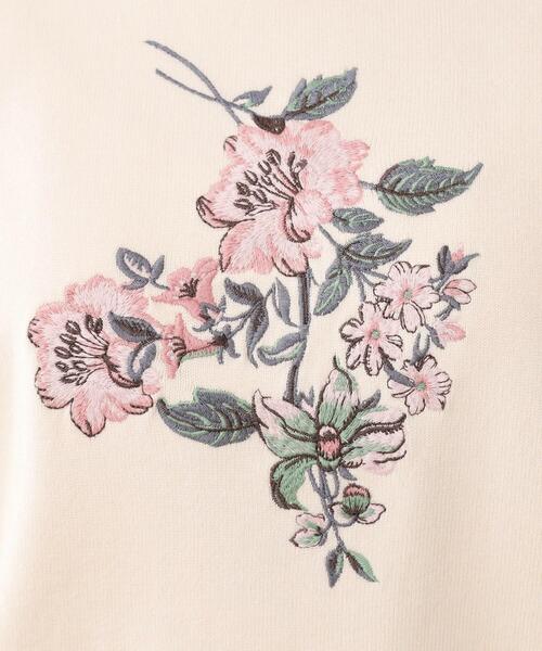 LAURA ASHLEY(ローラアシュレイ)の「【ハイゲージ】大判刺繍ニット(ニット/セーター・レディース・オフホワイト/ライトグリーン/ネイビー・40/38)」の19枚目の写真