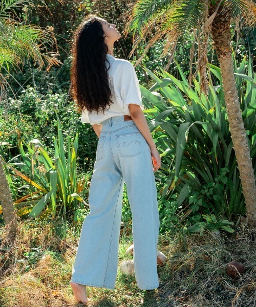BILLABONG（ビラボン）の「BILLABONG レディース 【BBG BEACHLOVERJEANS】 WIDE BUGGY DENIM デニムパンツ 【2025年春夏モデル】/ビラボンワイドバギーデニムパンツ（デニムパンツ・レディース・ブルー/ライトブルー・SMALL/MEDIUM/LARGE）」の11枚目の写真
