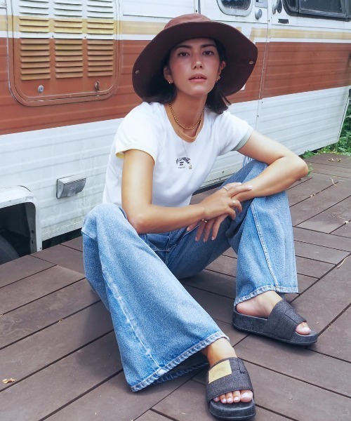 BILLABONG（ビラボン）の「BILLABONG レディース 【BBG BEACHLOVERJEANS】 WIDE BUGGY DENIM デニムパンツ 【2025年春夏モデル】/ビラボンワイドバギーデニムパンツ（デニムパンツ・レディース・ブルー/ライトブルー・SMALL/MEDIUM/LARGE）」の16枚目の写真