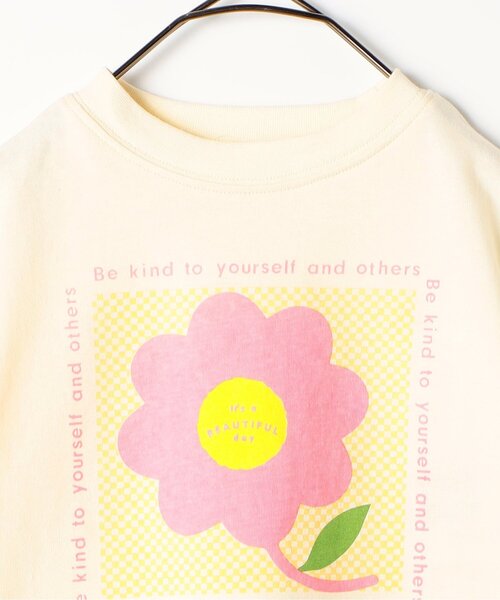 p.premier（ピードットプルミエ）の「【ジュニア対応】3柄グラフィックプリントワイド半袖Tシャツ（Tシャツ/カットソー・キッズ・レッド/ブラック/オフホワイト・140/130/120/110/100/90/80）」の6枚目の写真