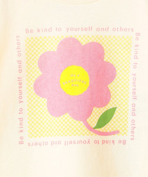 p.premier（ピードットプルミエ）の「【ジュニア対応】3柄グラフィックプリントワイド半袖Tシャツ（Tシャツ/カットソー・キッズ・レッド/ブラック/オフホワイト・140/130/120/110/100/90/80）」の7枚目の写真