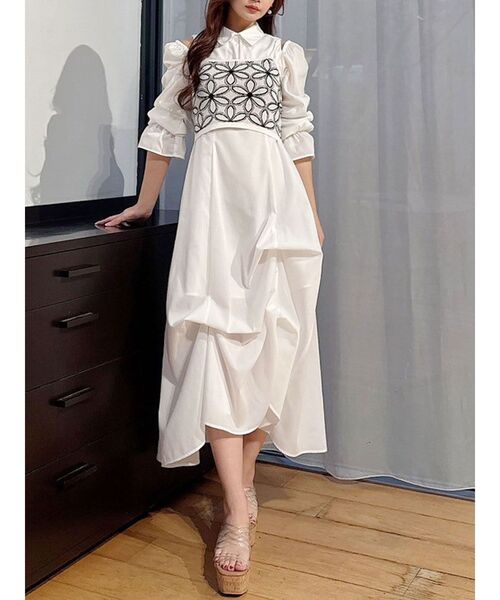 セール】2WAYトランスフォームシャツワンピース（ワンピース