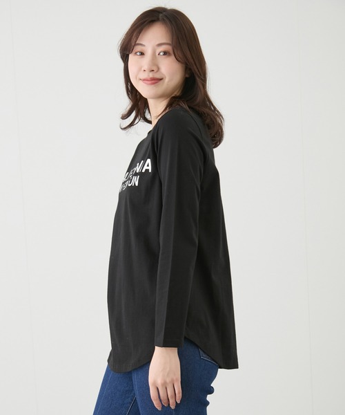 Jayro(ジャイロ)の「ロゴプリントロンT(Tシャツ/カットソー・レディース・ブラック/ホワイト・FREE)」の6枚目の写真