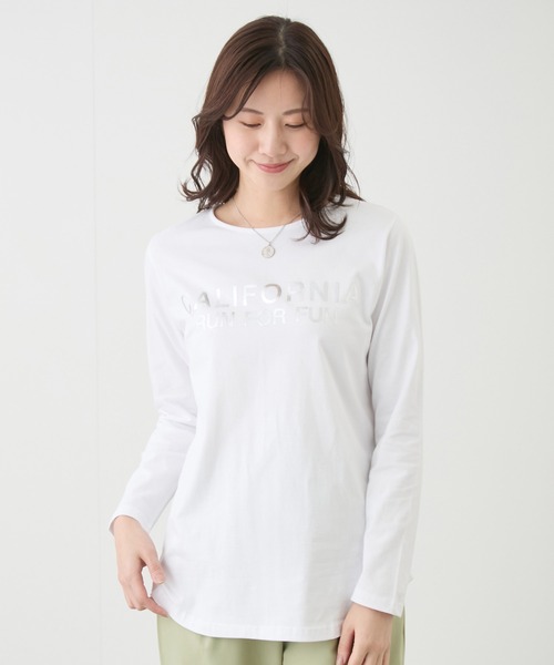 Jayro(ジャイロ)の「ロゴプリントロンT(Tシャツ/カットソー・レディース・ブラック/ホワイト・FREE)」の11枚目の写真