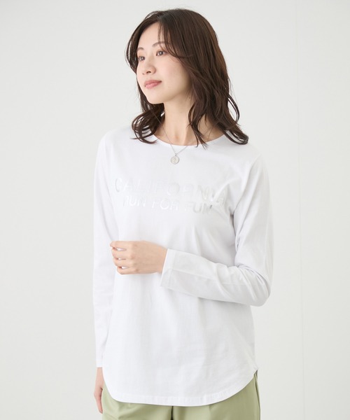 Jayro(ジャイロ)の「ロゴプリントロンT(Tシャツ/カットソー・レディース・ブラック/ホワイト・FREE)」の13枚目の写真