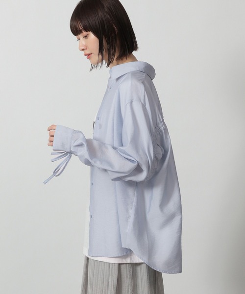 LAKOLE（ラコレ）の「袖シャーリングシャツ4 / 323171（シャツ/ブラウス・レディース・オフホワイト/ブルー/イエロー/ミント・FREE）」の19枚目の写真