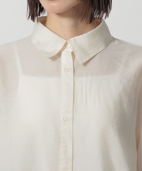 LAKOLE（ラコレ）の「袖シャーリングシャツ4 / 323171（シャツ/ブラウス・レディース・オフホワイト/ブルー/イエロー/ミント・FREE）」の14枚目の写真