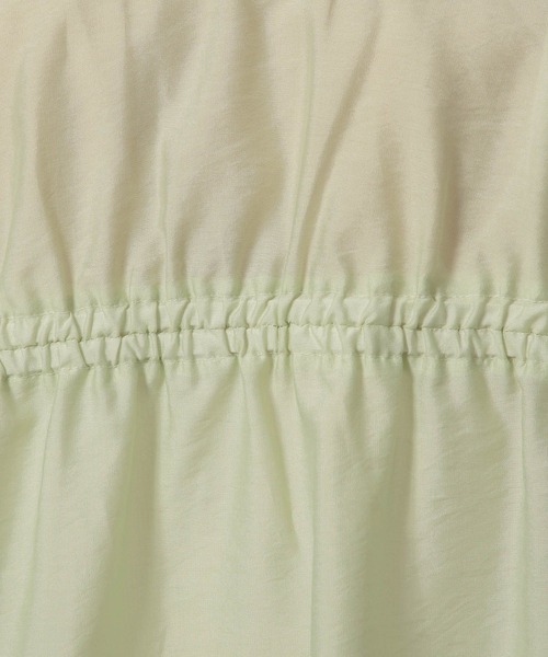 LAKOLE（ラコレ）の「袖シャーリングシャツ4 / 323171（シャツ/ブラウス・レディース・オフホワイト/ブルー/イエロー/ミント・FREE）」の8枚目の写真