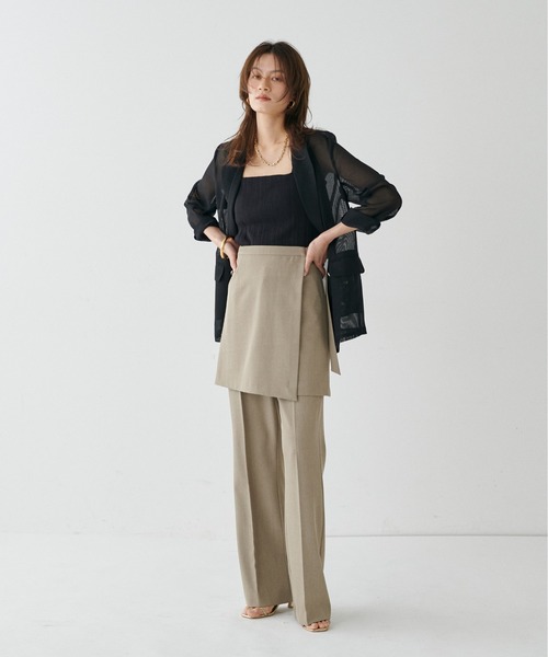 LARUTA（ラルータ）の「【LARUTA】メタル金釦メッシュジャケット（テーラードジャケット・レディース・モカ/アイボリー/ブラック・FREE）」の17枚目の写真