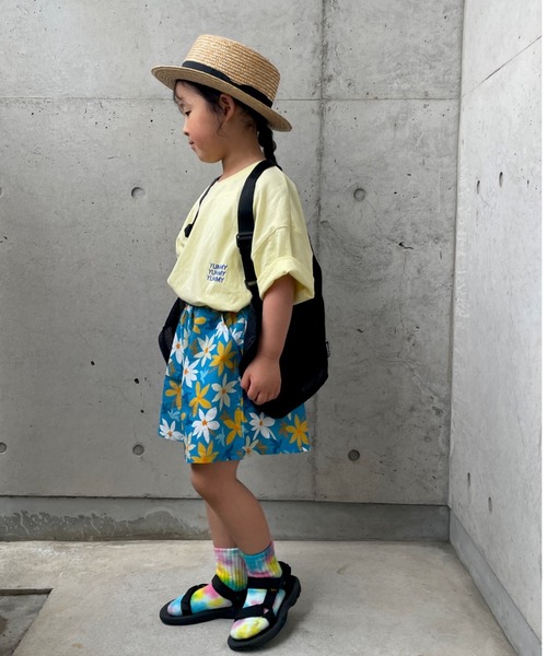 Naughty Company(ナウテーカンパニー)の「花柄パンツ(その他パンツ・キッズ・オフホワイト/ブルー・90/100/110/120/130)」の2枚目の写真