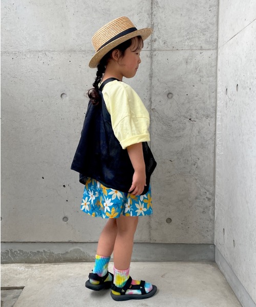 Naughty Company(ナウテーカンパニー)の「花柄パンツ(その他パンツ・キッズ・オフホワイト/ブルー・90/100/110/120/130)」の7枚目の写真