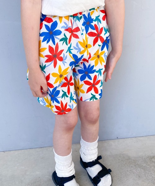 Naughty Company(ナウテーカンパニー)の「花柄パンツ(その他パンツ・キッズ・オフホワイト/ブルー・90/100/110/120/130)」の13枚目の写真