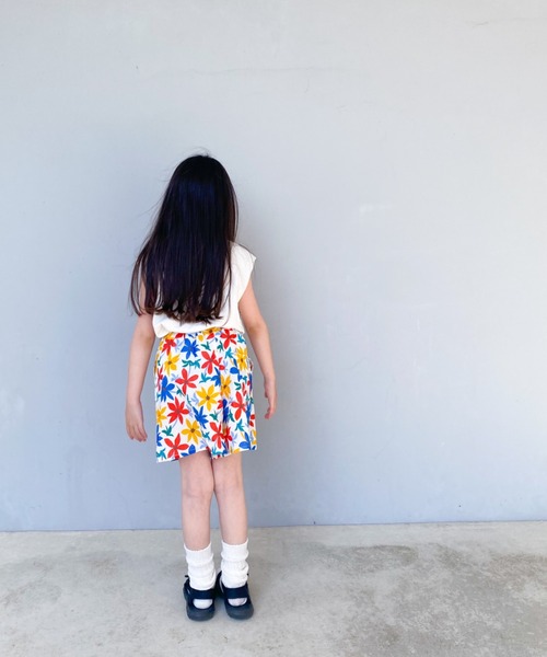 Naughty Company(ナウテーカンパニー)の「花柄パンツ(その他パンツ・キッズ・オフホワイト/ブルー・90/100/110/120/130)」の12枚目の写真