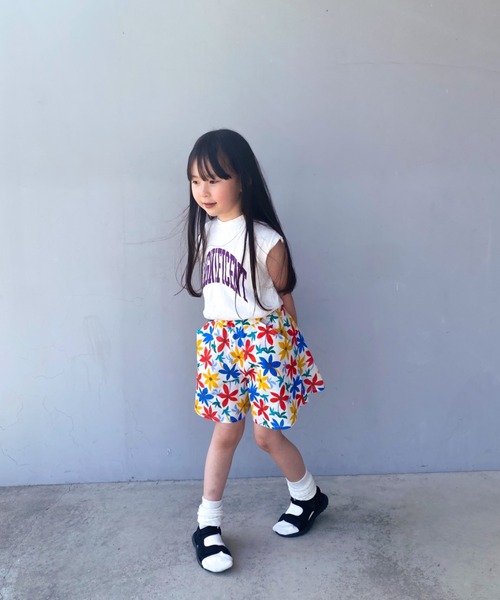 Naughty Company(ナウテーカンパニー)の「花柄パンツ(その他パンツ・キッズ・オフホワイト/ブルー・90/100/110/120/130)」の14枚目の写真