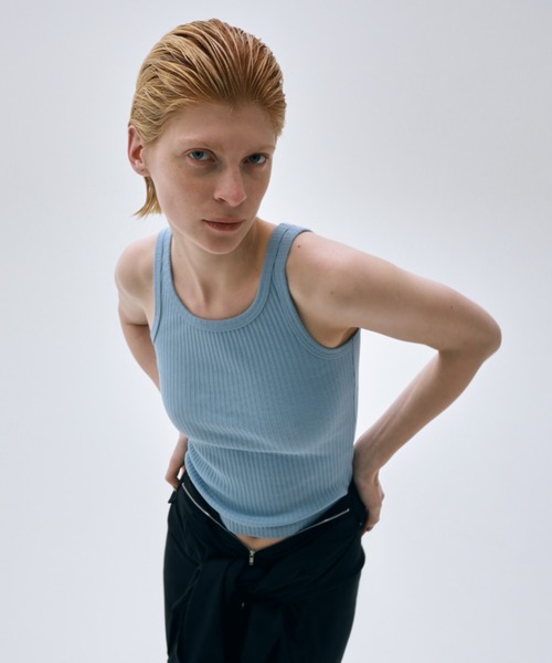 CREDONA（クレドナ）の「RIB TANK TOP/リブタンクトップ（タンクトップ