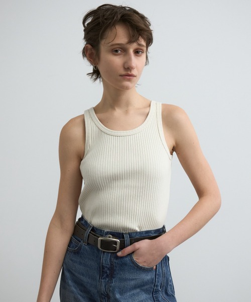 CREDONA（クレドナ）の「RIB TANK TOP/リブタンクトップ（タンクトップ
