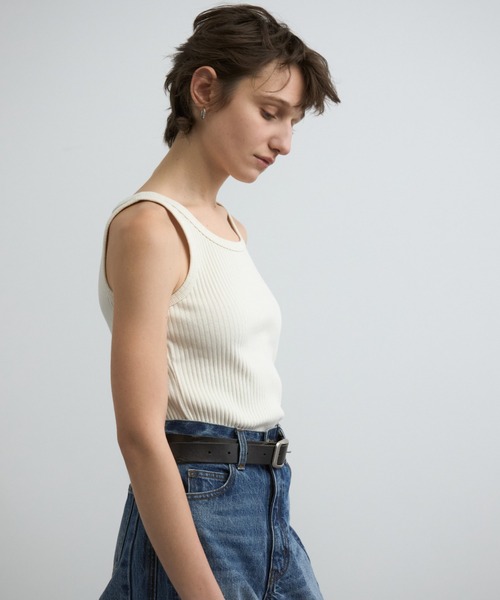 CREDONA（クレドナ）の「RIB TANK TOP/リブタンクトップ（タンクトップ