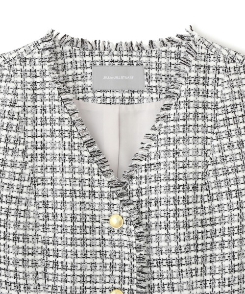 セール】◇サマーツィードペプラムジレ（ベスト）｜JILL by JILL