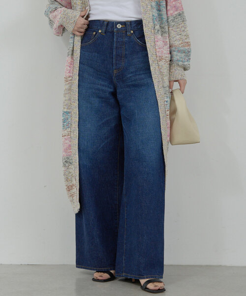 HERITANOVUM】デニムワイドストレートパンツ（その他パンツ 