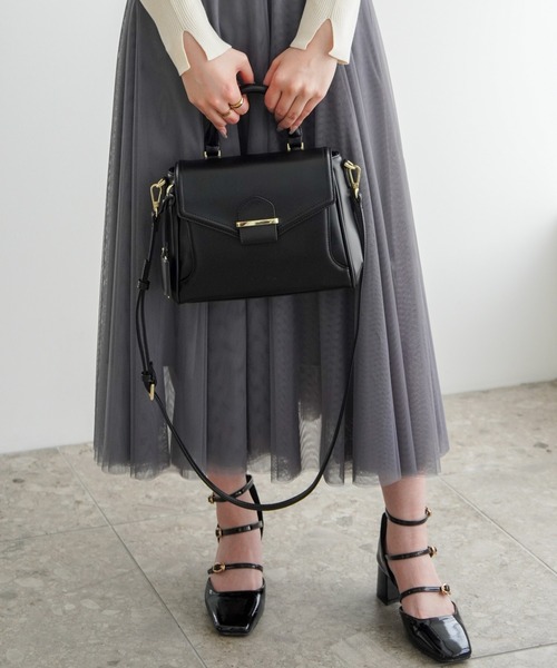 Jewelna Rose(ジュエルナローズ)の「ルース・ハンドバッグ 16147(ハンドバッグ・レディース・ブラック/ラベンダー/グレー系その他・FREE)」の1枚目の写真