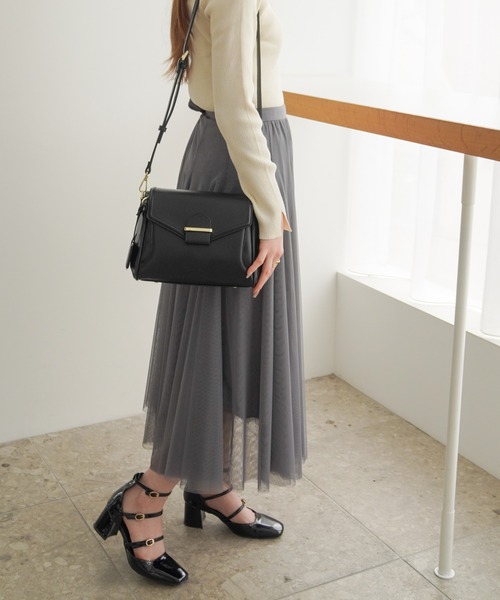 Jewelna Rose(ジュエルナローズ)の「ルース・ハンドバッグ 16147(ハンドバッグ・レディース・ブラック/ラベンダー/グレー系その他・FREE)」の16枚目の写真