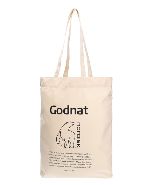 NORDISK(ノルディスク)の「NORDISK TECHNICAL COTTON PILLOW TOTE BAG NU01302(トートバッグ・メンズ・ブルー/オフホワイト・ONE SIZE)」の2枚目の写真