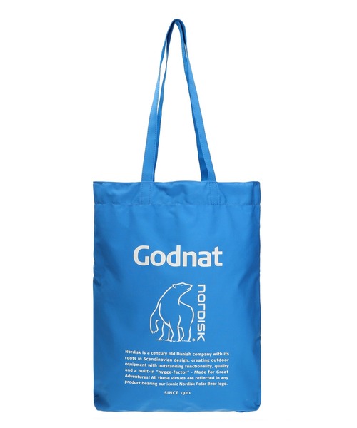 NORDISK(ノルディスク)の「NORDISK TECHNICAL COTTON PILLOW TOTE BAG NU01302(トートバッグ・メンズ・ブルー/オフホワイト・ONE SIZE)」の16枚目の写真