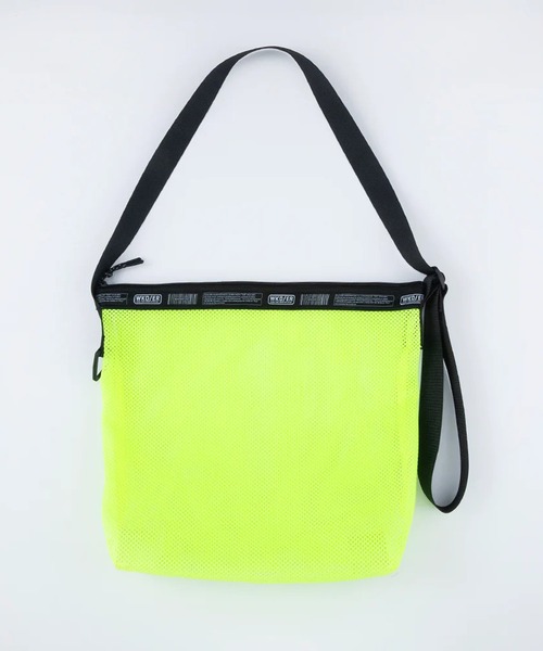 WEEKEND(ER)(ウィークエンダー)の「WEEKEND(ER) ウィークエンダー WKDMESH SHOULDER メッシュショルダーバッグ(ショルダーバッグ・メンズ・イエロー/グレー/ブラック/オリーブ・FREE)」の4枚目の写真