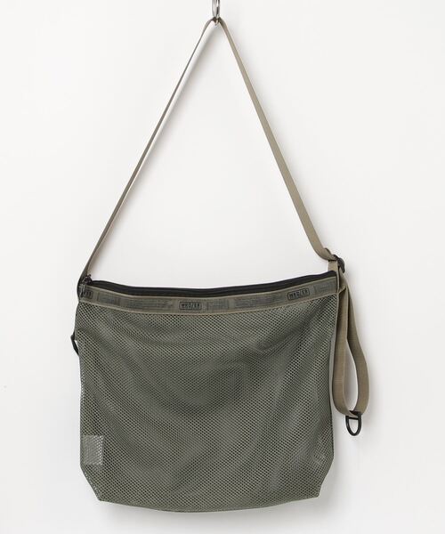 WEEKEND(ER)(ウィークエンダー)の「WEEKEND(ER) ウィークエンダー WKDMESH SHOULDER メッシュショルダーバッグ(ショルダーバッグ・メンズ・イエロー/グレー/ブラック/オリーブ・FREE)」の15枚目の写真