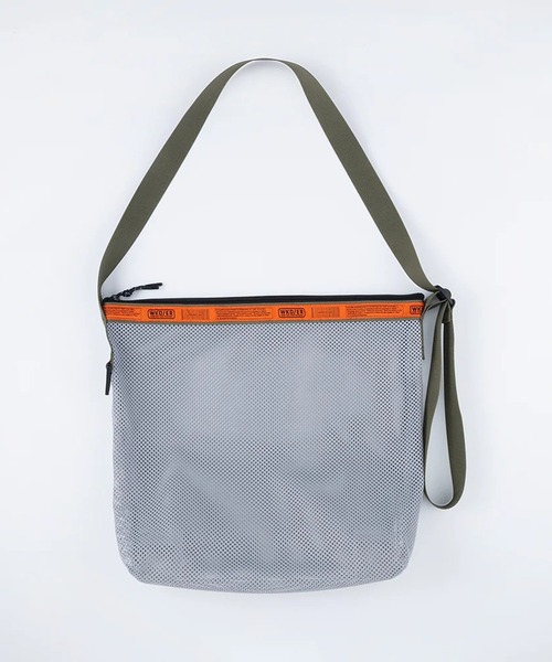 WEEKEND(ER)(ウィークエンダー)の「WEEKEND(ER) ウィークエンダー WKDMESH SHOULDER メッシュショルダーバッグ(ショルダーバッグ・メンズ・イエロー/グレー/ブラック/オリーブ・FREE)」の16枚目の写真