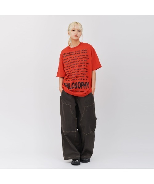 atmos pink(アトモスピンク)の「atmos pink Super Baggy Chino Pants / アトモス ピンク スーパー バギー チノパンツ(その他パンツ・レディース・ベージュ/ブラック/カーキ・M/S)」の11枚目の写真