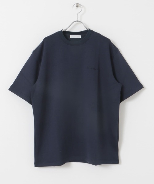 SENSE OF PLACE by URBAN RESEARCH(センスオブプレイスバイアーバンリサーチ)の「『一部WEB限定カラー』『ユニセックス』シシュウダンボールポンチショートスリーブTシャツ(Tシャツ/カットソー・メンズ・ネイビー/ホワイト系その他/ライトグレー/ブラック/ライトベージュ/チャコールグレー/ホワイト/ブルー系その他/ブルー/ブラウン・MEDIUM/LARGE)」の12枚目の写真