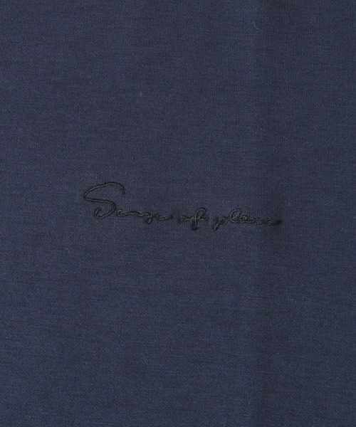 SENSE OF PLACE by URBAN RESEARCH(センスオブプレイスバイアーバンリサーチ)の「『一部WEB限定カラー』『ユニセックス』シシュウダンボールポンチショートスリーブTシャツ(Tシャツ/カットソー・メンズ・ネイビー/ホワイト系その他/ライトグレー/ブラック/ライトベージュ/チャコールグレー/ホワイト/ブルー系その他/ブルー/ブラウン・MEDIUM/LARGE)」の13枚目の写真