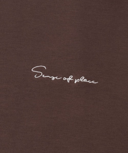 SENSE OF PLACE by URBAN RESEARCH(センスオブプレイスバイアーバンリサーチ)の「『一部WEB限定カラー』『ユニセックス』シシュウダンボールポンチショートスリーブTシャツ(Tシャツ/カットソー・メンズ・ネイビー/ホワイト系その他/ライトグレー/ブラック/ライトベージュ/チャコールグレー/ホワイト/ブルー系その他/ブルー/ブラウン・MEDIUM/LARGE)」の17枚目の写真