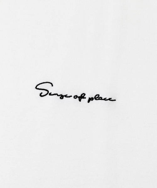 SENSE OF PLACE by URBAN RESEARCH(センスオブプレイスバイアーバンリサーチ)の「『一部WEB限定カラー』『ユニセックス』シシュウダンボールポンチショートスリーブTシャツ(Tシャツ/カットソー・メンズ・ネイビー/ホワイト系その他/ライトグレー/ブラック/ライトベージュ/チャコールグレー/ホワイト/ブルー系その他/ブルー/ブラウン・MEDIUM/LARGE)」の19枚目の写真