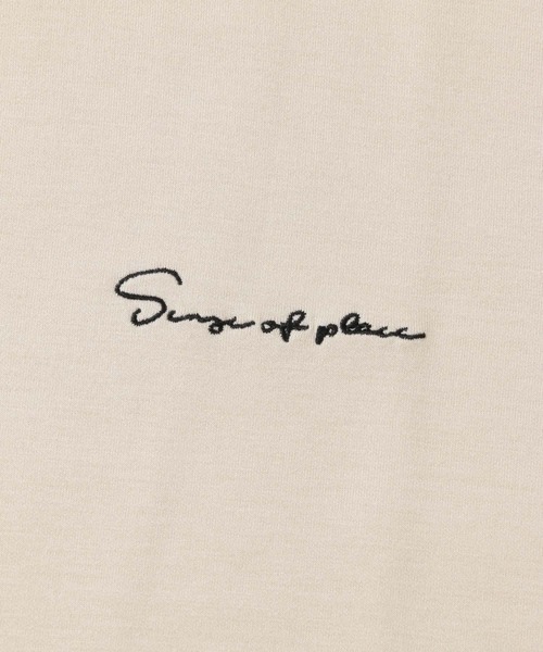 SENSE OF PLACE by URBAN RESEARCH(センスオブプレイスバイアーバンリサーチ)の「『一部WEB限定カラー』『ユニセックス』シシュウダンボールポンチショートスリーブTシャツ(Tシャツ/カットソー・メンズ・ネイビー/ホワイト系その他/ライトグレー/ブラック/ライトベージュ/チャコールグレー/ホワイト/ブルー系その他/ブルー/ブラウン・MEDIUM/LARGE)」の21枚目の写真