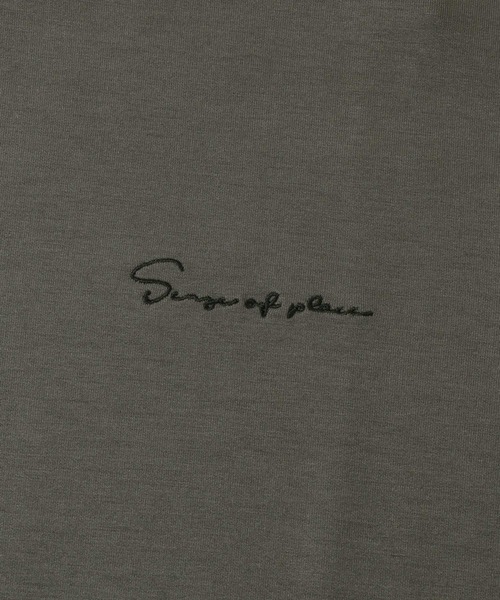 SENSE OF PLACE by URBAN RESEARCH(センスオブプレイスバイアーバンリサーチ)の「『一部WEB限定カラー』『ユニセックス』シシュウダンボールポンチショートスリーブTシャツ(Tシャツ/カットソー・メンズ・ネイビー/ホワイト系その他/ライトグレー/ブラック/ライトベージュ/チャコールグレー/ホワイト/ブルー系その他/ブルー/ブラウン・MEDIUM/LARGE)」の22枚目の写真