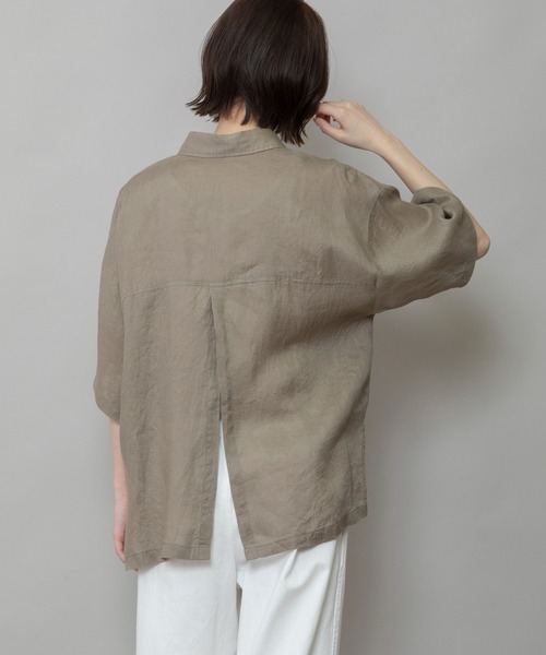 SALE [30%OFF] Munich (ミューニック) ブラウス ニット ドッキング 異素材切替 メッシュ フレンチスリーブ バンドカラー MN252T01 返品不可 楽天市場】Munich（ブランドミューニック）（トップス