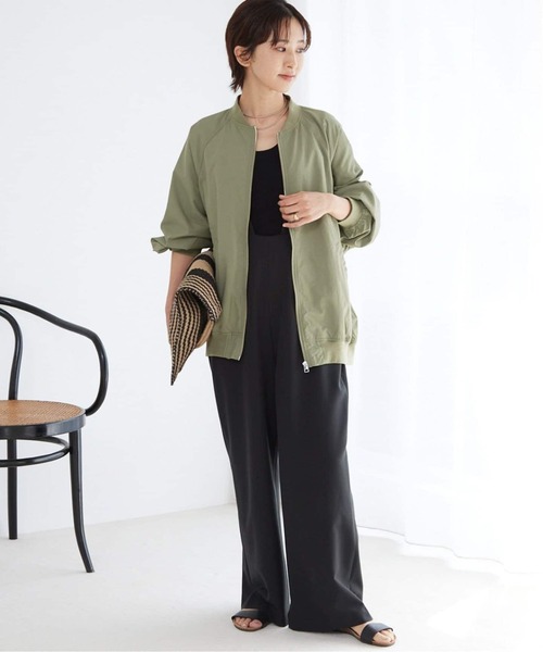 JOURNAL STANDARD relume(ジャーナルスタンダード レリューム)の「《追加2》ウォッシャブルナイロンタッサーMA-1(MA-1・レディース・ベージュ/ネイビー/カーキ・FREE)」の8枚目の写真