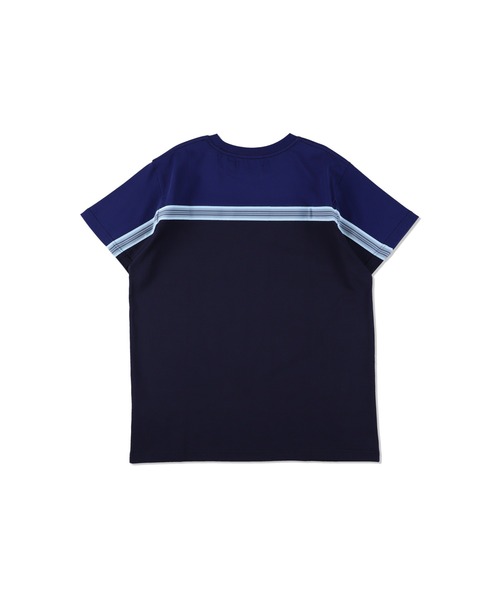WIND AND SEA（ウィンダンシー）の「Switched Border S/S Tee（Tシャツ/カットソー・メンズ・ネイビー/チャコール/ブラウン・XL/M/L）」の5枚目の写真
