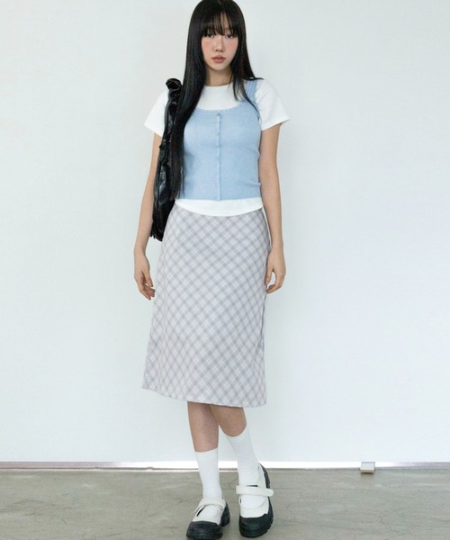 3.3 Field Trip （3.3フィールドトリップ）の「3.3 Field Trip／タッチＴシャツ（Tシャツ/カットソー・レディース・グレー/アイボリー/ライトブルー・FREE）」の19枚目の写真