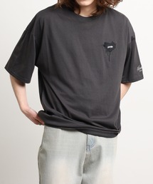 ワンポイント刺繍 ワイドTシャツ 吸水速乾 UVカット
