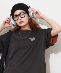 FUNALIVE | ワンポイント刺繍 ワイドTシャツ 吸水速乾 UVカット(Tシャツ/カットソー)
