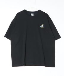 ワンポイント刺繍 ワイドTシャツ 吸水速乾 UVカット