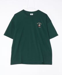ワンポイント刺繍 ワイドTシャツ 吸水速乾 UVカット