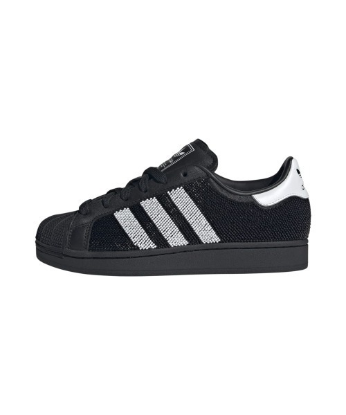 adidas（アディダス）の「adidas Originals SUPERSTAR II（アディダスオリジナルス スーパースター）（スニーカー・メンズ・ブラック系・23cm/23.5cm/24cm/24.5cm/26cm/26.5cm/27cm/27.5cm/28cm/25cm/25.5cm）」の2枚目の写真