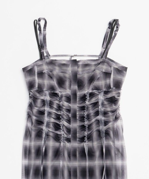 MAISON SPECIAL（メゾンスペシャル）の「See-through Plaid Layered